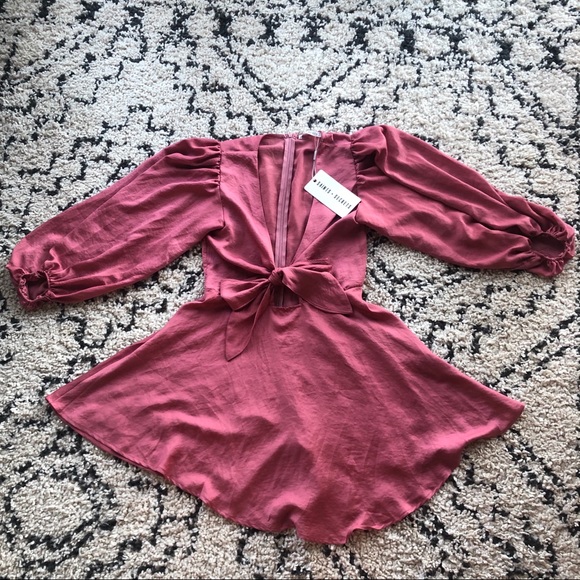 Saints + Secrets Dresses & Skirts - Saints + Secrets | Pink Long-Sleeve Mini Dress